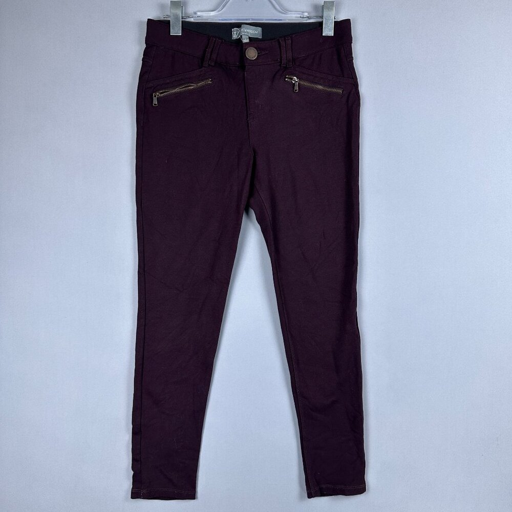 Wit & Wisdom Skinny Jeans Womens Size 8 Mid-Rise Stretch Medium Wash Purple